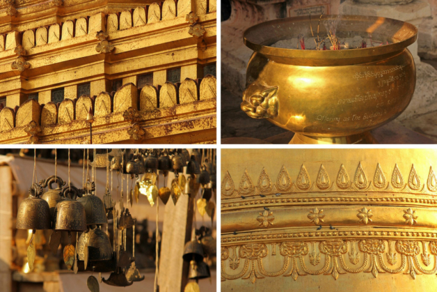 Myanmar golden pagoda details